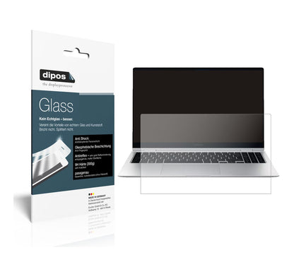Matte Displayschutzfolie von dipos passend für Samsung Galaxy Book Pro 360 15.6 Zoll, 9H kratzfest und blasenfrei montiert