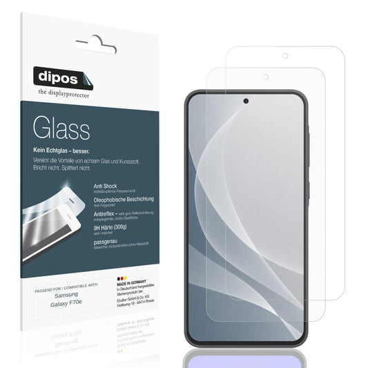 Matte Displayschutzfolie von dipos passend für Samsung Galaxy F70e, 9H kratzfest und blasenfrei montiert