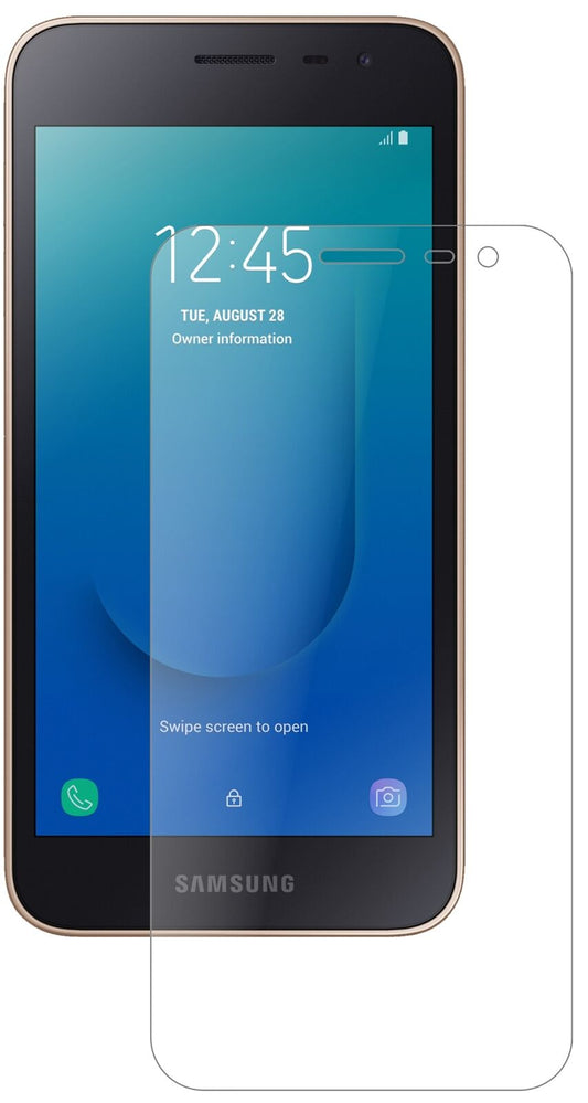 Matte Displayschutzfolie von dipos passend für Samsung Galaxy J2 Core (2018), 9H kratzfest und blasenfrei montiert