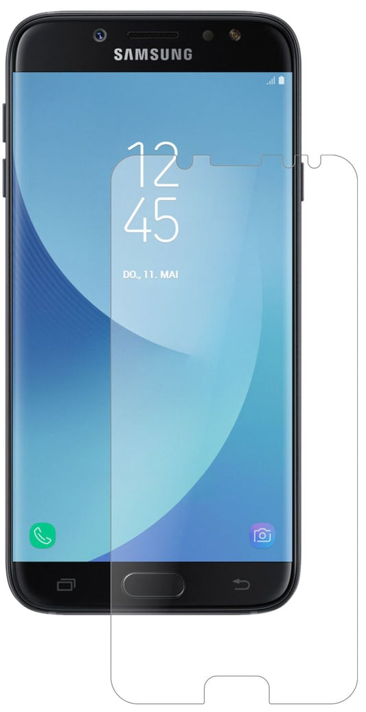Matte Displayschutzfolie von dipos passend für Samsung Galaxy J7 2017, 9H kratzfest und blasenfrei montiert