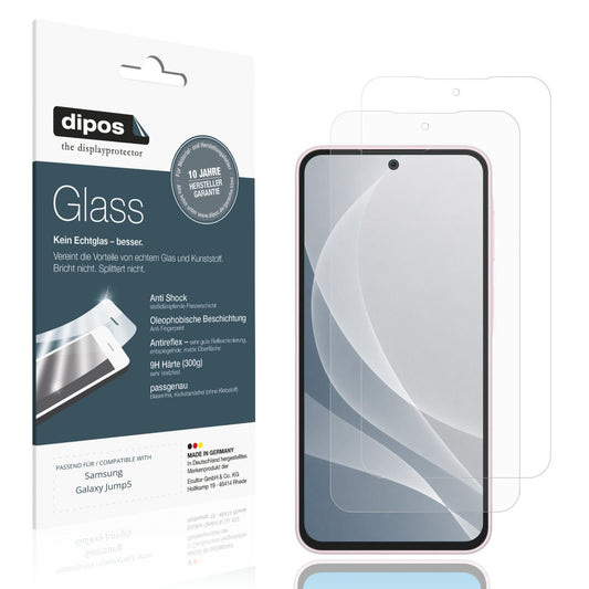 Matte Displayschutzfolie von dipos passend für Samsung Galaxy Jump5, 9H kratzfest und blasenfrei montiert
