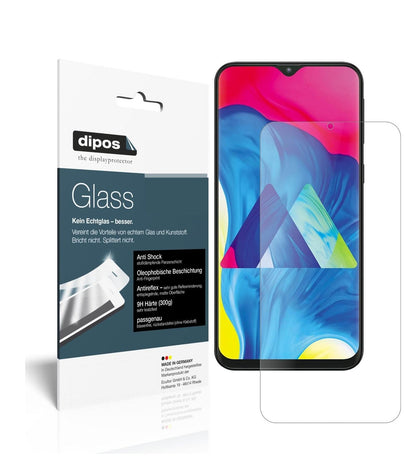 Matte Displayschutzfolie von dipos passend für Samsung Galaxy M10, 9H kratzfest und blasenfrei montiert