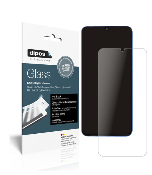 Matte Displayschutzfolie von dipos passend für Samsung Galaxy M31 Prime, 9H kratzfest und blasenfrei montiert