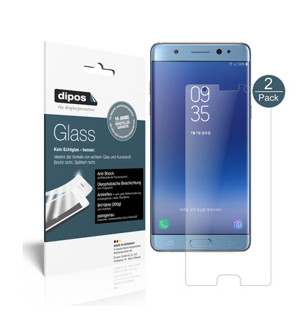Matte Displayschutzfolie von dipos passend für Samsung Galaxy Note FE, 9H kratzfest und blasenfrei montiert