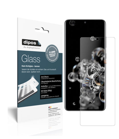 Matte Displayschutzfolie von dipos passend für Samsung Galaxy S20 Ultra 5G, 9H kratzfest und blasenfrei montiert