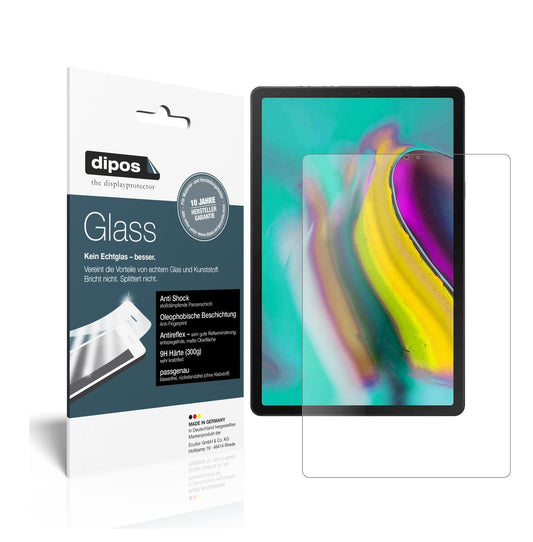 Matte Displayschutzfolie von dipos passend für Samsung Galaxy Tab A 10.1 (2019), 9H kratzfest und blasenfrei montiert