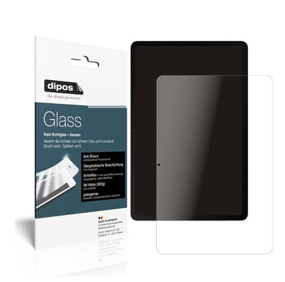 Matte Displayschutzfolie von dipos passend für Samsung Galaxy Tab S8, 9H kratzfest und blasenfrei montiert