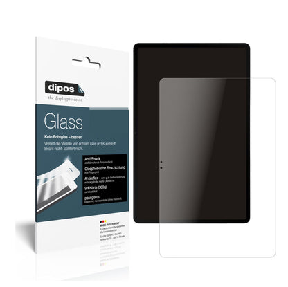Matte Displayschutzfolie von dipos passend für Samsung Galaxy Tab S8 Plus, 9H kratzfest und blasenfrei montiert