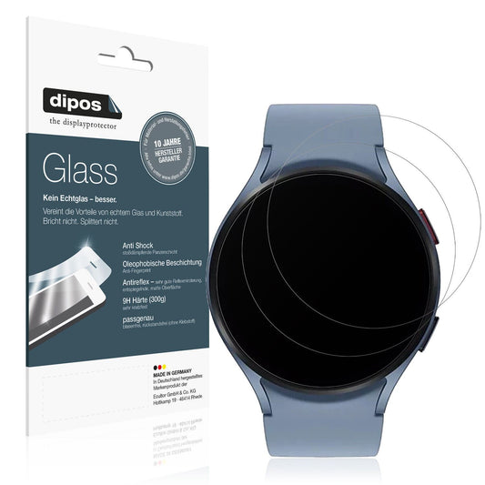 Matte Displayschutzfolie von dipos passend für Samsung Galaxy Watch 5 (44mm), 9H kratzfest und blasenfrei montiert
