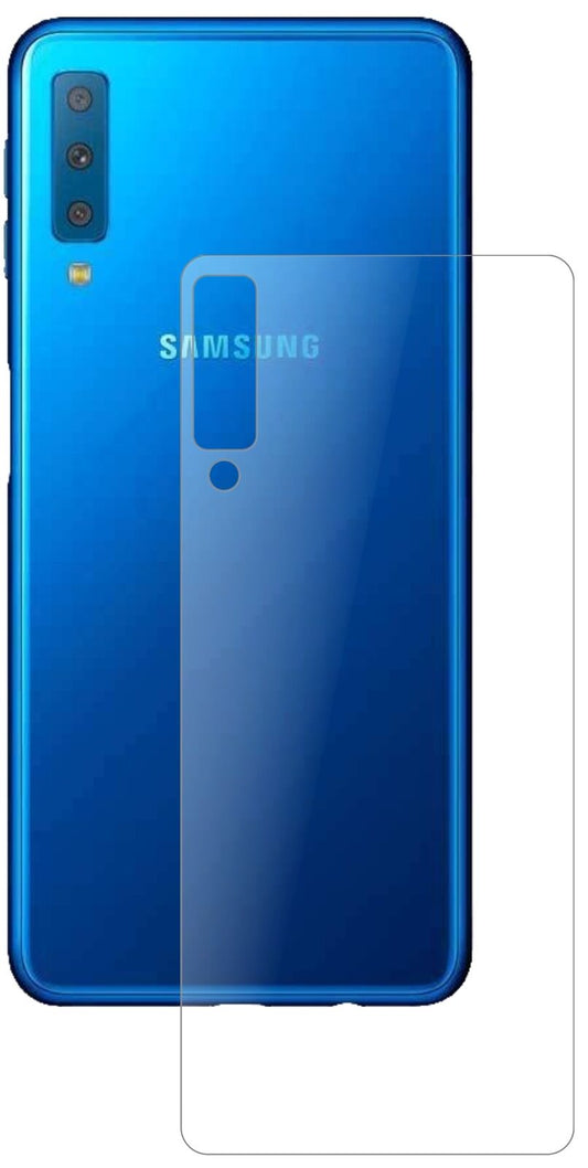 Matte Displayschutzfolie von dipos passend für Samsung J4 Core (2018) Rückseite, 9H kratzfest und blasenfrei montiert
