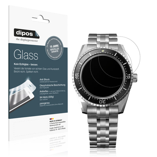 Matte Displayschutzfolie von dipos passend für Seiko Prospex Ladies Marine Sports, 9H kratzfest und blasenfrei montiert
