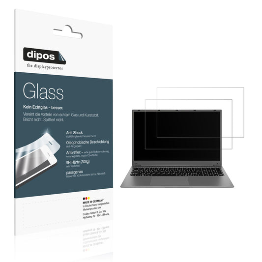 Matte Displayschutzfolie von dipos passend für SGIN 17 Zoll 8GB RAM, 9H kratzfest und blasenfrei montiert