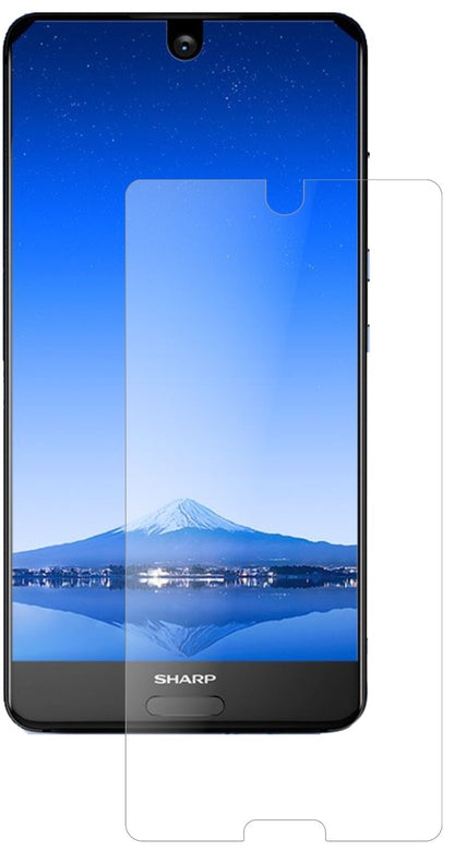 Matte Displayschutzfolie von dipos passend für Sharp Aquos S2, 9H kratzfest und blasenfrei montiert