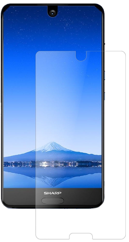 Matte Displayschutzfolie von dipos passend für Sharp Aquos S2, 9H kratzfest und blasenfrei montiert