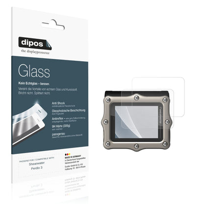 Matte Displayschutzfolie von dipos passend für Shearwater Perdix 3, 9H kratzfest und blasenfrei montiert