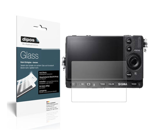 Matte Displayschutzfolie von dipos passend für Sigma fp, 9H kratzfest und blasenfrei montiert