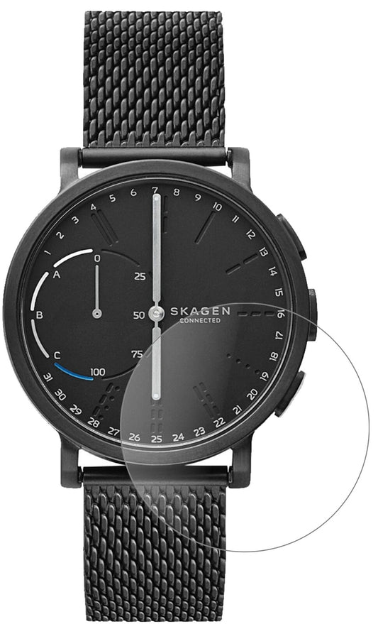 Matte Displayschutzfolie von dipos passend für Skagen Hagen Connected, 9H kratzfest und blasenfrei montiert