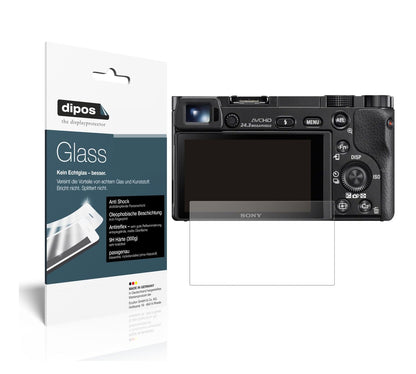 Matte Displayschutzfolie von dipos passend für Sony Alpha 6100, 9H kratzfest und blasenfrei montiert