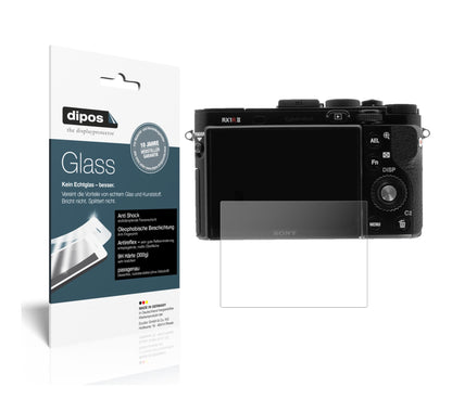 Matte Displayschutzfolie von dipos passend für Sony Cyber-Shot DSC-RX1, 9H kratzfest und blasenfrei montiert