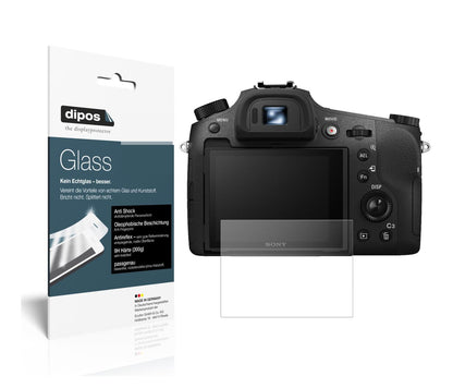 Matte Displayschutzfolie von dipos passend für Sony Cyber-Shot DSC-RX10, 9H kratzfest und blasenfrei montiert
