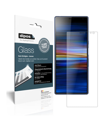 Matte Displayschutzfolie von dipos passend für Sony Xperia 10, 9H kratzfest und blasenfrei montiert