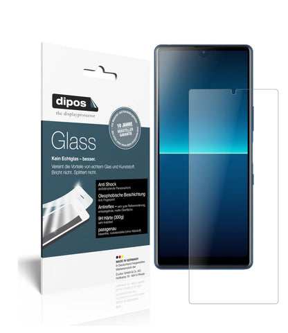 Matte Displayschutzfolie von dipos passend für Sony Xperia L4, 9H kratzfest und blasenfrei montiert