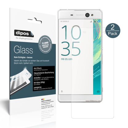 Matte Displayschutzfolie von dipos passend für Sony Xperia XA Ultra, 9H kratzfest und blasenfrei montiert