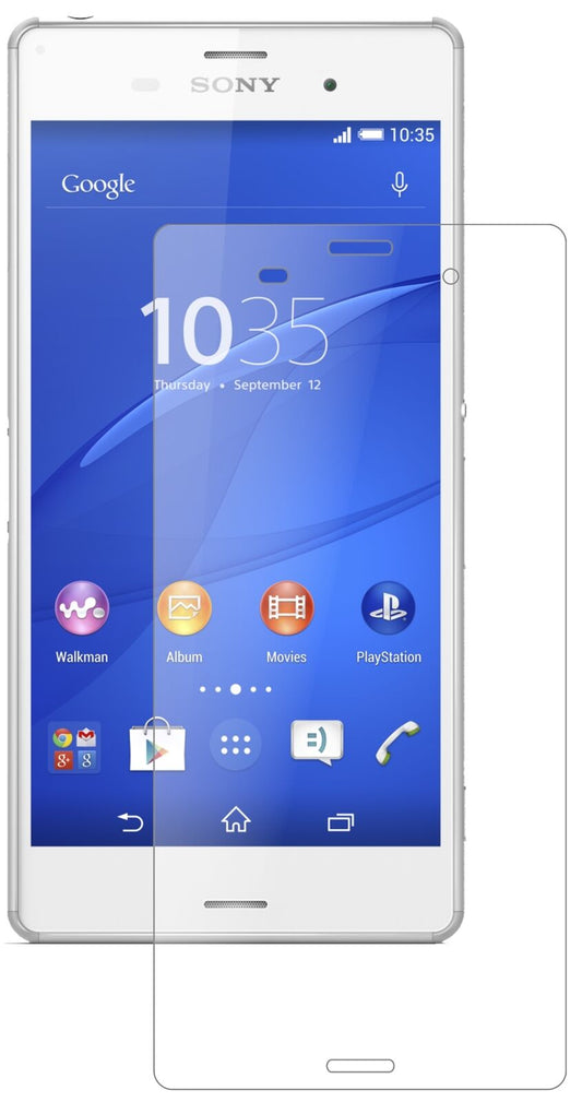 Matte Displayschutzfolie von dipos passend für Sony Xperia Z3, 9H kratzfest und blasenfrei montiert