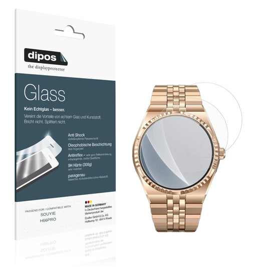 Matte Displayschutzfolie von dipos passend für SOUYIE H66PRO, 9H kratzfest und blasenfrei montiert