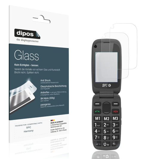 Matte Displayschutzfolie von dipos passend für SPC Harmony, 9H kratzfest und blasenfrei montiert