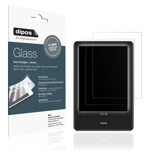 Matte Displayschutzfolie von dipos passend für SPC Light 2, 9H kratzfest und blasenfrei montiert