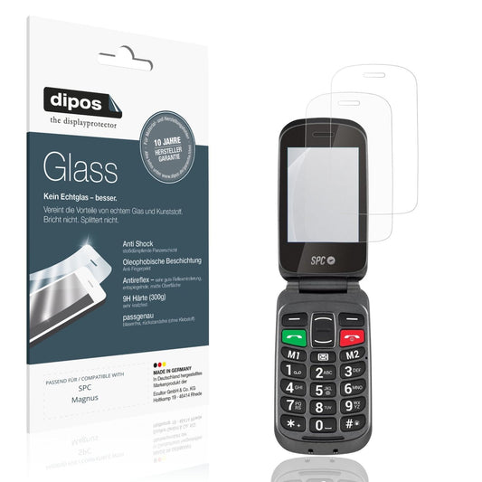 Matte Displayschutzfolie von dipos passend für SPC Magnus, 9H kratzfest und blasenfrei montiert