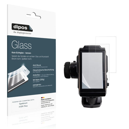 Matte Displayschutzfolie von dipos passend für Spektrum iXSR Plus, 9H kratzfest und blasenfrei montiert