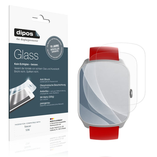 Matte Displayschutzfolie von dipos passend für Stecei S36, 9H kratzfest und blasenfrei montiert