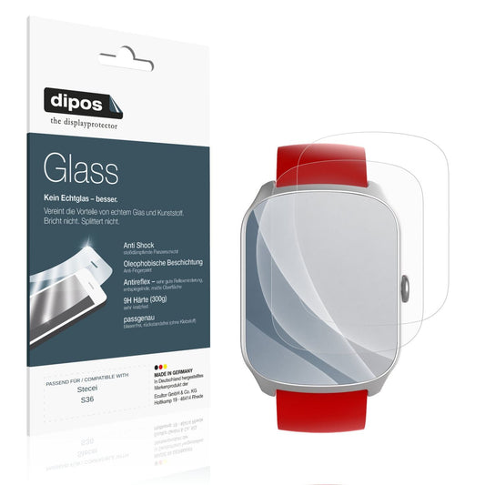 Matte Displayschutzfolie von dipos passend für Stecei S36, 9H kratzfest und blasenfrei montiert