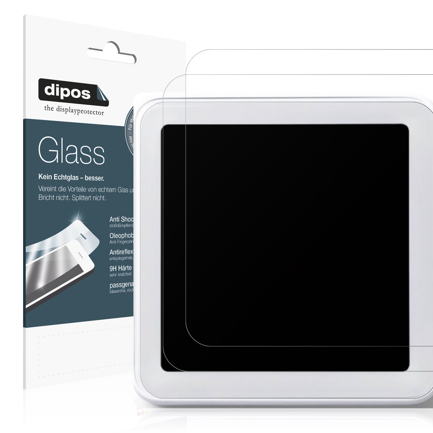 Matte Displayschutzfolie von dipos passend für SumUp Solo, 9H kratzfest und blasenfrei montiert