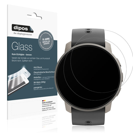 Matte Displayschutzfolie von dipos passend für Suunto Peak Pro, 9H kratzfest und blasenfrei montiert