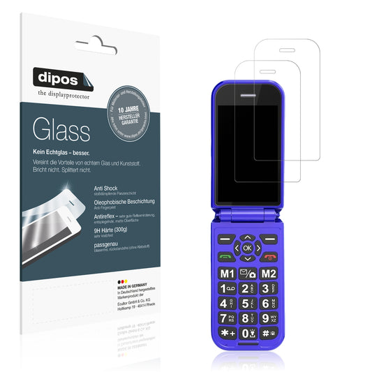 Matte Displayschutzfolie von dipos passend für Sweetlink F4 Plus, 9H kratzfest und blasenfrei montiert