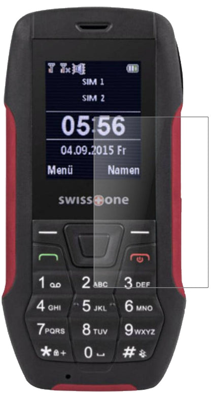 Matte Displayschutzfolie von dipos passend für Swisstone SX 567, 9H kratzfest und blasenfrei montiert