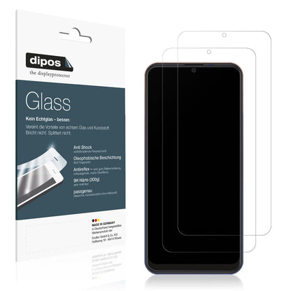 Matte Displayschutzfolie von dipos passend für Symphony Z30, 9H kratzfest und blasenfrei montiert