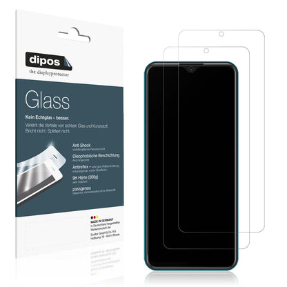 Matte Displayschutzfolie von dipos passend für Symphony Z35, 9H kratzfest und blasenfrei montiert