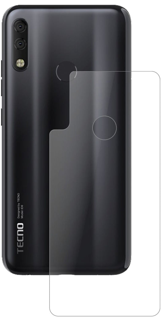 Matte Displayschutzfolie von dipos passend für Tecno Camon 11 Pro Rückseite, 9H kratzfest und blasenfrei montiert