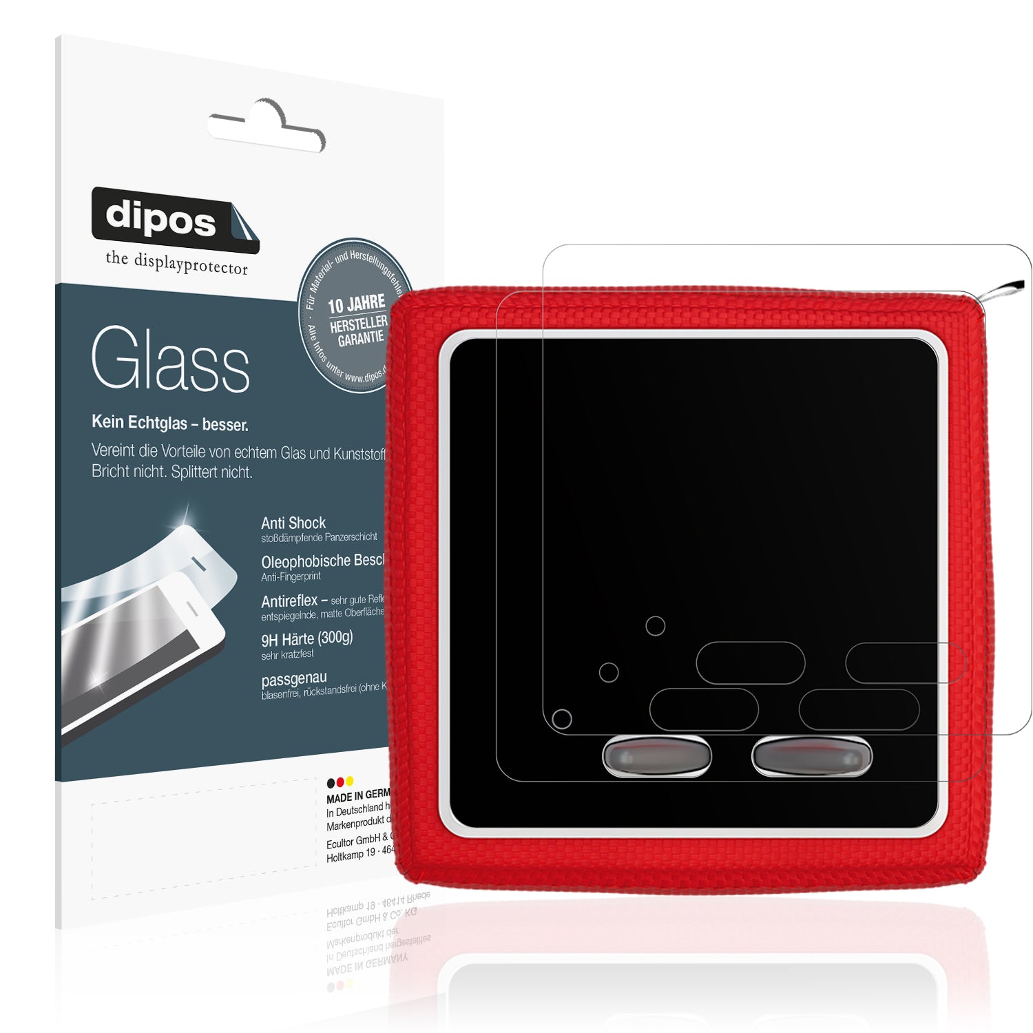 Matte Displayschutzfolie von dipos passend für Tonie Toniebox, 9H kratzfest und blasenfrei montiert