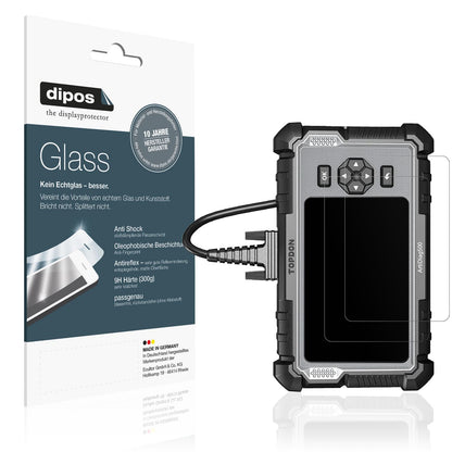 Matte Displayschutzfolie von dipos passend für TOPDON OBD2 AD500, 9H kratzfest und blasenfrei montiert