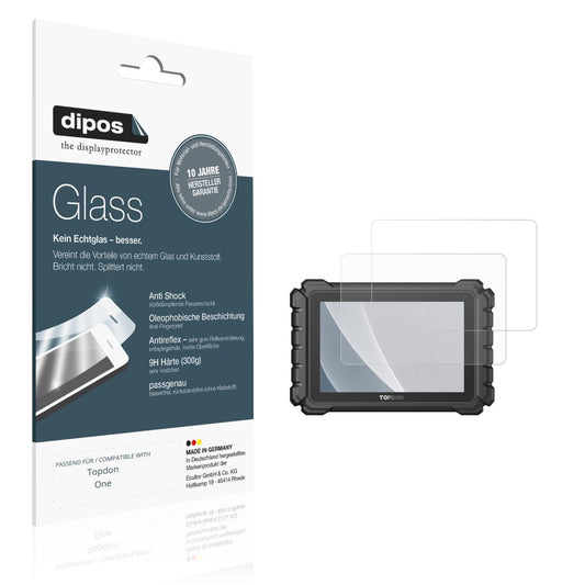 Matte Displayschutzfolie von dipos passend für Topdon One, 9H kratzfest und blasenfrei montiert