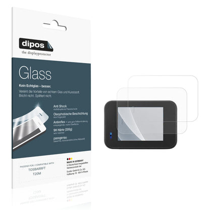 Matte Displayschutzfolie von dipos passend für TOSBARRFT T20M, 9H kratzfest und blasenfrei montiert