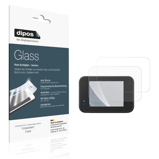 Matte Displayschutzfolie von dipos passend für TOSBARRFT T20M, 9H kratzfest und blasenfrei montiert