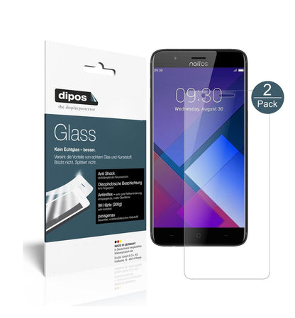 Matte Displayschutzfolie von dipos passend für TP-Link Neffos P1, 9H kratzfest und blasenfrei montiert