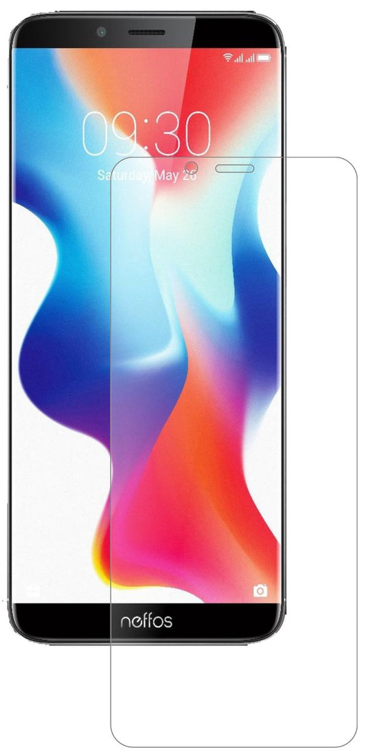 Matte Displayschutzfolie von dipos passend für TP-Link Neffos X9, 9H kratzfest und blasenfrei montiert