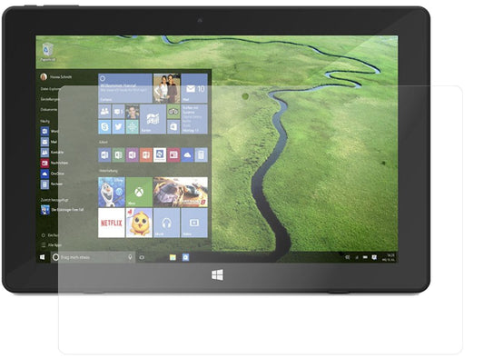 Matte Displayschutzfolie von dipos passend für TrekStor SurfTab twin 10.1, 9H kratzfest und blasenfrei montiert